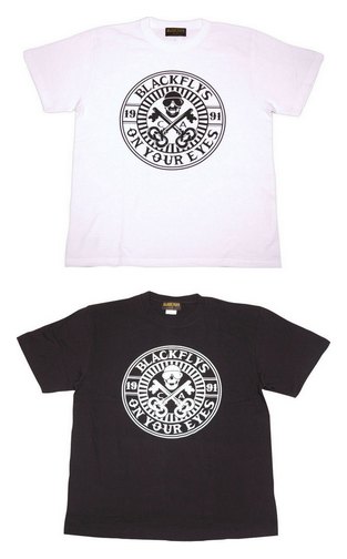 BF200-26B：BLACK FLYS UNLOCK LOGO S/S TEE