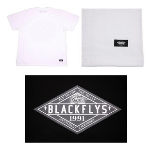 BF200-26C：BLACK FLYS ASSOCIATION LOGO S/S TEE