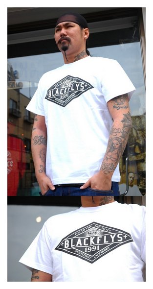 BF200-26C：BLACK FLYS ASSOCIATION LOGO S/S TEE
