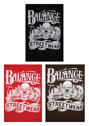 BL01-2702：BALANCE TOON TOWN Tee