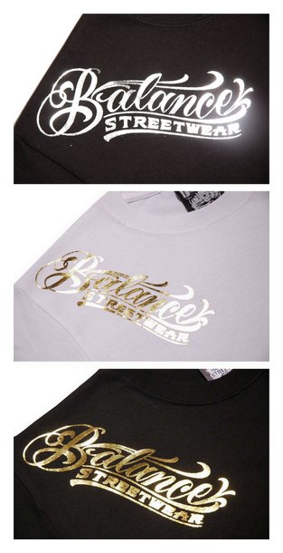 BL01-3003：BALANCE TOON-1 SCRIPT TEE (SALE商品)