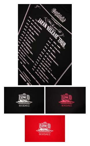 BL01-3100：BALANCE Mr.Low-D 800DAYZ TOUR TEE (アウトレット商品)