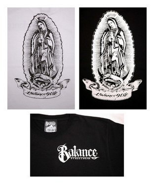 BL01-3305：BALANCE Jhky MARIA 4-LIFE TEE