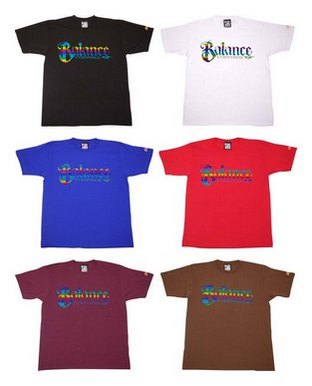 BL01-3308：BALANCE SARAPE THE RAINBOW TEE