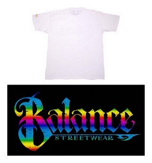 BL01-3308：BALANCE SARAPE THE RAINBOW TEE