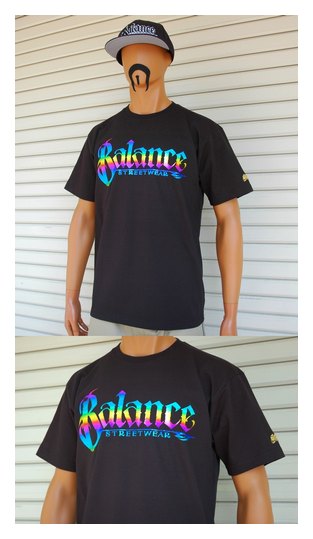 BL01-3308：BALANCE SARAPE THE RAINBOW TEE