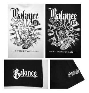 BL01-3403：BALANCE PRAYING HANDS TEE (アウトレット商品)