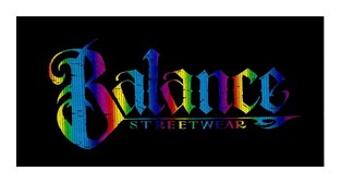 BL01-3804：BALANCE STRIPE THE RAINBOW TEE