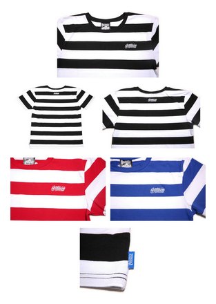 BL01-3810：BALANCE THE LOCK BORDER TEE (SALE商品)