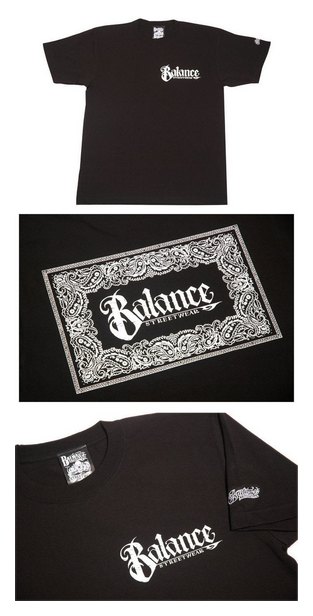 BL01-4105：BALANCE BANDANA SCRIPT TEE