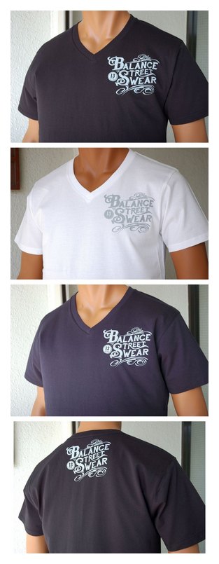 BL01-4709：BALANCE 13 ORIGINAL V-NECK FIT TEE