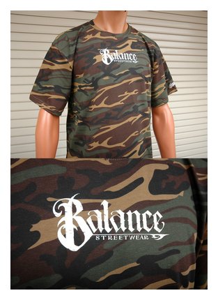 BL01-5401：BALANCE CAMO TEE (迷彩Tシャツ)