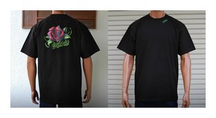 BL01-6203：BALANCE ROSE BACK TEE (フルカラープリント)