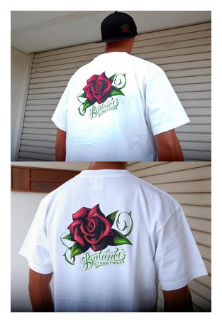 BL01-6203：BALANCE ROSE BACK TEE (フルカラープリント)