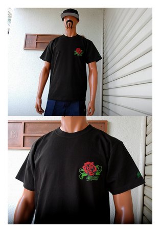 BL01-6204：BALANCE ROSE FRONT TEE  (フルカラープリント)