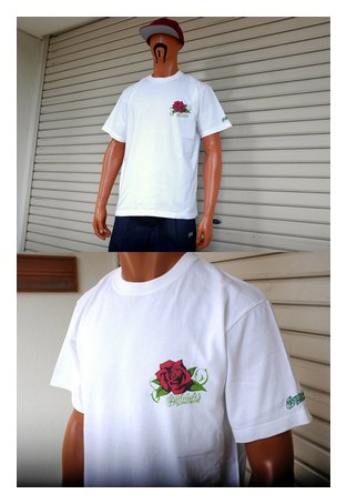 BL01-6204：BALANCE ROSE FRONT TEE  (フルカラープリント)