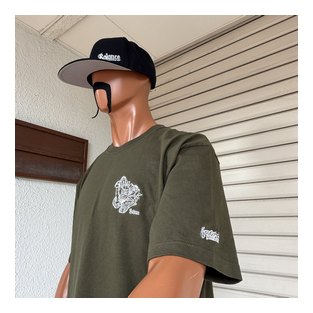 BL01-6206：BALANCE PRAYING HANDS 刺繍TEE (ロゴ刺繍Tシャツ)