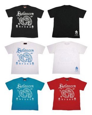 BP01-100：BALANCE PREMIUM BIG PAISLEY T-SHIRTS