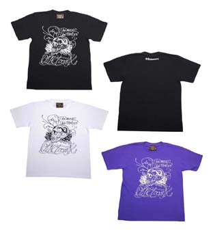 OG110：OG CLASSIX MUZIC SKULL TEE