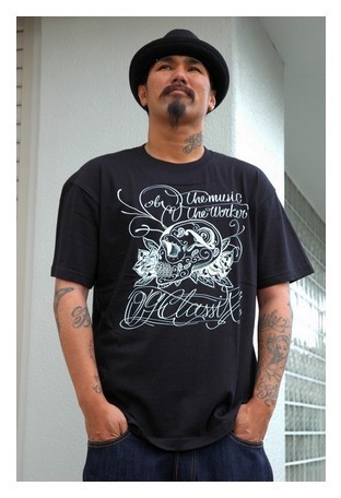 OG110：OG CLASSIX MUZIC SKULL TEE
