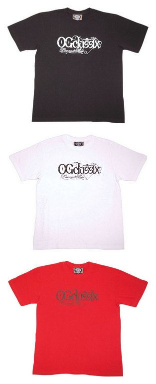 OG311：OG CLASSIX DIA EYE SCRIPT T-SHIRTS (発泡プリントTシャツ)