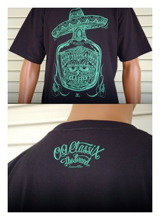 OG466：OG CLASSIX OG TEQUILA BOTTLE TEE