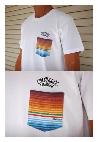 OG494：OG CLASSIX SERAPE POCKET WORLD SIGN TEE