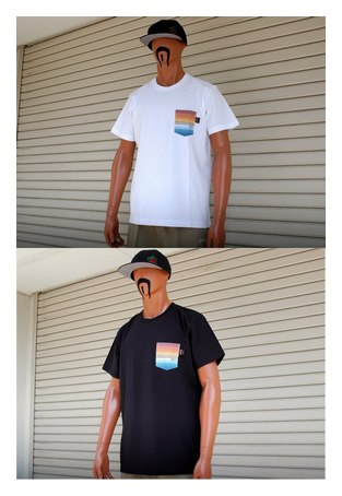 OG522：OG CLASSIX 7.1oz. SERAPE POCKET TEE (胸ポケット付き)