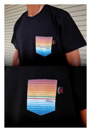 OG522：OG CLASSIX 7.1oz. SERAPE POCKET TEE (胸ポケット付き)