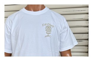 OG589：OG CLASSIX SKULL ROSE 6.2 oz SS Tee