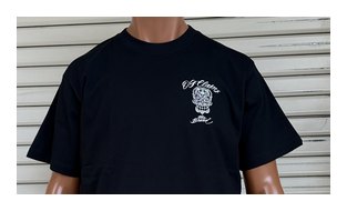 OG589：OG CLASSIX SKULL ROSE 6.2 oz SS Tee