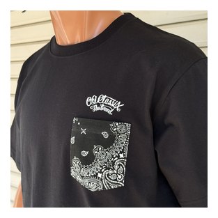 OG656：OG CLASSIX OG BANDANA POCKET 6.2oz S/S TEE