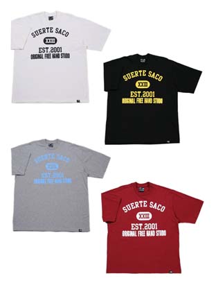 SS01-1607：SUERTE SACO HUELLA TEE