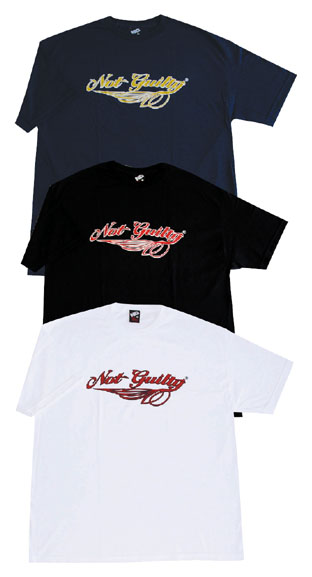 N-13B：NOT GUILTY TEE・PINSTRIPE