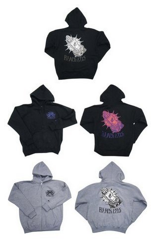 BF-220-23A：BLACK FLYS ROTTING HANDS ZIP UP PARKA