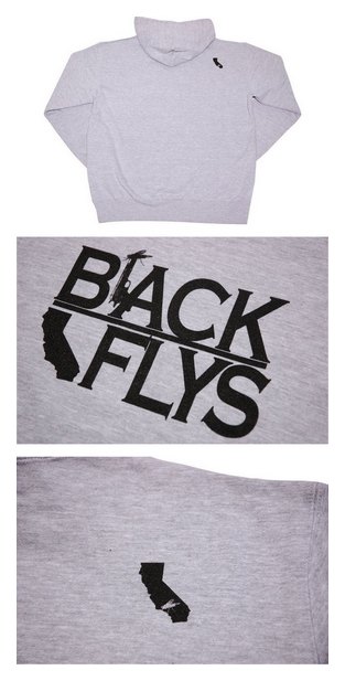 BF220-25A：BLACK FLYS SURVIVE LOGO PULL OVER PARKA