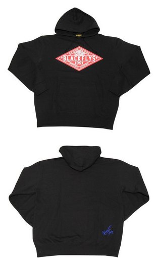 BF220-25B：BLACK FLYS ASSOCIATION LOGO PULL OVER PARKA