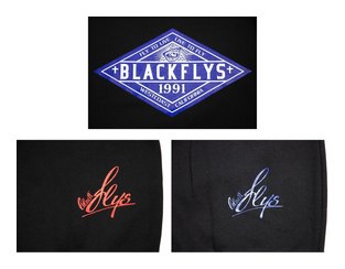 BF220-25B：BLACK FLYS ASSOCIATION LOGO PULL OVER PARKA