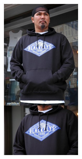 BF220-25B：BLACK FLYS ASSOCIATION LOGO PULL OVER PARKA
