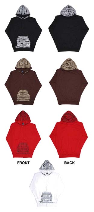BL20-2102：BALANCE AZTECA ZIP HOOD II