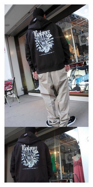 BL20-3501：BALANCE PRAYINGHANDS HEAVY ZIPHOOD (アウトレット商品)