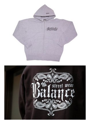 BL20-3903：BALANCE BL PAISLEY HEAVY ZIPHOOD (厚手ジップフード)