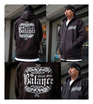 BL20-3903：BALANCE BL PAISLEY HEAVY ZIPHOOD (厚手ジップフード)