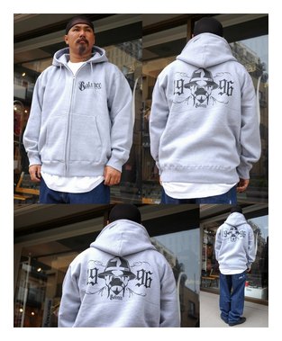 BL20-4201：BALANCE FACE HEAVY ZIPHOOD (厚手ジップフード)