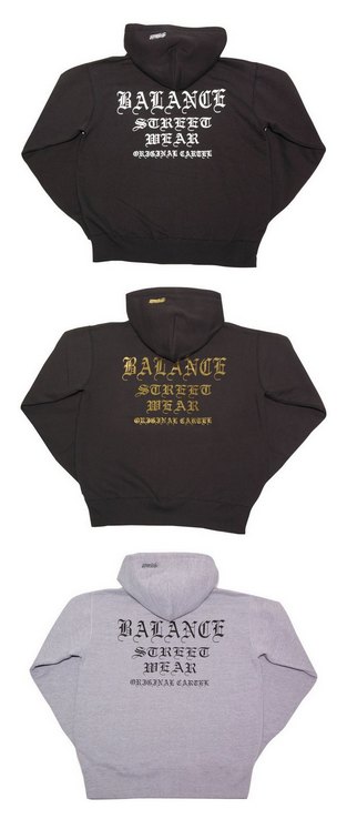 BL20-4203：BALANCE OLD-E CARTEL HEAVY ZIPHOOD (厚手ジップフード)