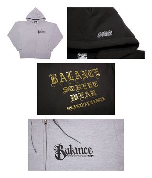 BL20-4203：BALANCE OLD-E CARTEL HEAVY ZIPHOOD (厚手ジップフード)