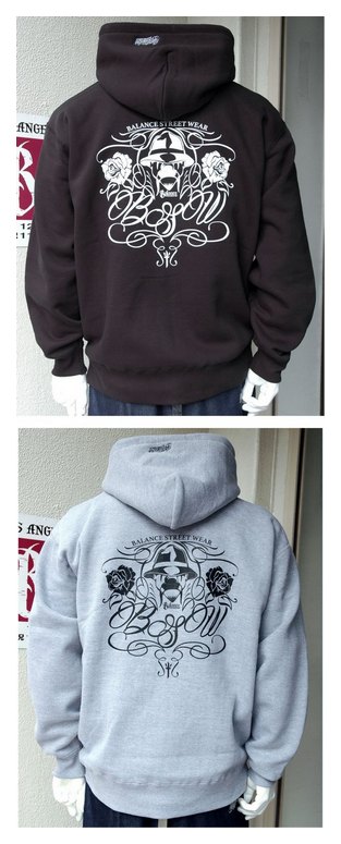 BL20-4501：BALANCE MELROSE FACE HEAVY ZIPHOOD (厚手ジップフード)