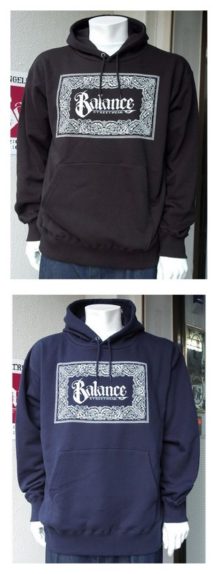 BL20-4510：BALANCE BANDANA SCRIPT HOOD PARKA (プルオーバーフード)