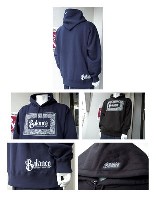 BL20-4510：BALANCE BANDANA SCRIPT HOOD PARKA (プルオーバーフード)