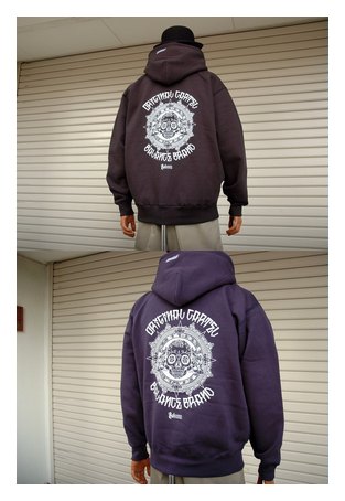 BL20-5502：BALANCE CALAVERA AZTECA HEAVY ZIPHOOD (厚手ジップフード)